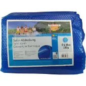 Summer Fun Couverture de piscine d'été solaire ronde 450 cm PE bleu