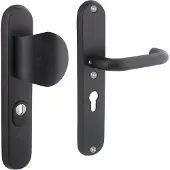 Intersteel Ferrures de porte d’entrée Vurano Protection contre la traction du noyau PC 55mm noir