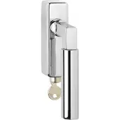 Intersteel Poignée de fenêtre Bau-Stil Chrome verrouillable