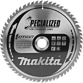 Makita 260x30x2.15 Mm T60 Wood Circular Saw Disc Argenté