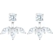 Elli Boucles d'oreilles 'Ear Jacket' argent
