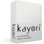 Kayori Drap-Housse Surmatelas Kayori Shizu Offwhite (Percale)-140 x 200 cm