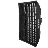 Godox Boîte à lumière parapluie Bowens 50 x 70 avec grille