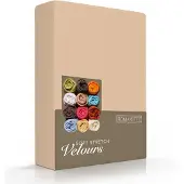 Romanette Drap-housse Romanette Beige (Velours)-Lits Doubles (140/150 x 200/210/220 cm)