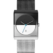 Jacob Jensen Jensen 515 Classic Horloge - Jensen heren horloge - Zwart - diameter 32 mm - kleur gecoat roestvrij, Noir, (Horloge analogique, 32 mm)