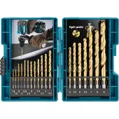 Makita D-67527 - Coffret De 19 Forets À Métaux - 1.5-10 Mm