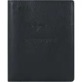 Fossil Cuir étui pour carte d'identité porte-monnaie Passport Case Black noir
