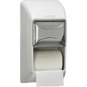 Katrin Distributeur papier toilette WC, 2-rouleaux, Blanc