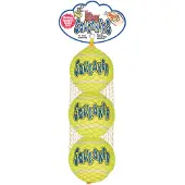 Kong AirDog 3x Squeaker Balles pour chien - taille M