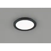 TRIO Panneau LED rond noir 26 cm avec LED dimmable en 3 étapes - Lope