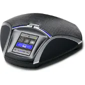 Konftel 55Wx - Système de conférence Bluetooth pour téléphone de conférence - argent, Noir réglisse - pour 55Wx