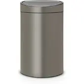 Brabantia Touch Bin 40 Litres Platinum
