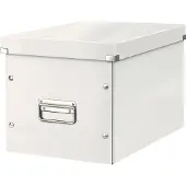 Leitz Boîte de rangement Click + Store , en carton, l. 320 x P 360 x H 260 mm, blanc