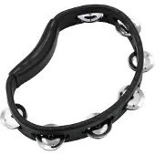 Meinl Tambourin Abs Demi Lune 1 Rangee Cymbales Noir