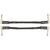 Fender 15cm Professional Instrument Cable 2-pack Black