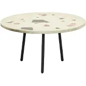Nordal Table basse Terrazzo ronde - pistache