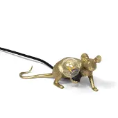 Seletti Mouse Table Lamp Lying down | Gold