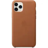 Apple iPhone 11 Pro Back Cover Cuir Havane