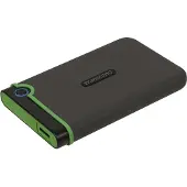 Transcend Disque dur Externe StoreJet 25M3 - 1 To - 2.5" - USB 3.1 Gen 1 - AES 256 bits - gris de fer