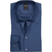 Olymp Chemise Bleu Foncé Coupe Cintrée