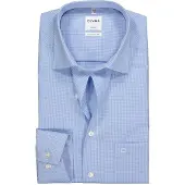 Olymp Chemise Luxor Coupe Confort Carreaux Bleu taille 47