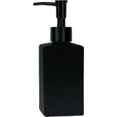 Spirella Distributeur de savon Céramique QUADRO MATT Noir mat