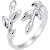 Elli Bague 'Blatt' argent