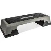 VirtuFit Step d'aérobic réglable Pro 97 x 37 cm
