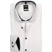 Olymp Luxor Modern Fit Chemise blanc, Unicolore