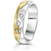 Lucardi Bague or / argent