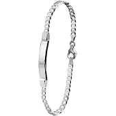 Lucardi Bracelet 'Basic' argent