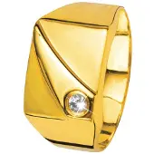 Lucardi Bague 'Klassisch' or