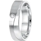Lucardi Bague argent / transparent