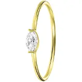 Lucardi Bague 'Klassisch' or