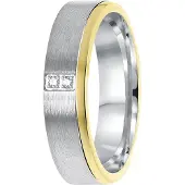 Lucardi Bague jaune / argent