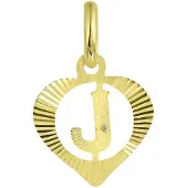 Lucardi Pendentif 'Buchstabe' or
