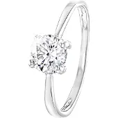 Lucardi Bague argent / transparent