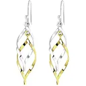 Lucardi Boucles d'oreilles or / argent