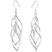 Lucardi Boucles d'oreilles 'Basic' argent