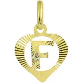 Lucardi Pendentif 'Buchstabe' or