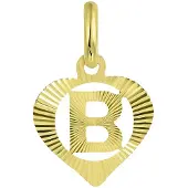 Lucardi Pendentif 'Buchstabe' or