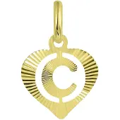 Lucardi Pendentif 'Buchstabe' or
