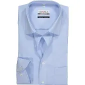MARVELIS Comfort Fit Chemise bleu, Unicolore
