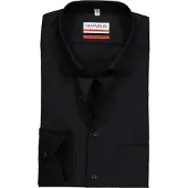 MARVELIS Homme Marvelis Modern Fit Chemise noir, Unicolore