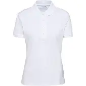 Lacoste Slim Fit Polo pour femme blanc, Unicolore