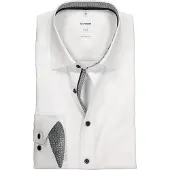 Olymp Luxor Comfort Fit Chemise blanc, Unicolore