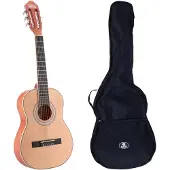 Lapaz C30N guitare classique format 3/4 natural + housse