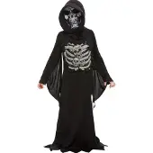 Smiffys Déguisement - Skeleton Reaper - Noir - - 10-12 ans (140-152) - Costumes
