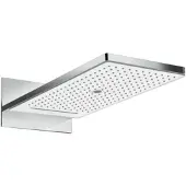 Hansgrohe HG douche de tête Rainmaker Select 580 3jet montage mural encastré EcoS vers. 9 l/m (3 Types de jets, 9.50 l/min)