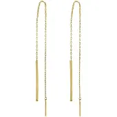Lucardi Boucles d'oreilles 'Klassisch' or